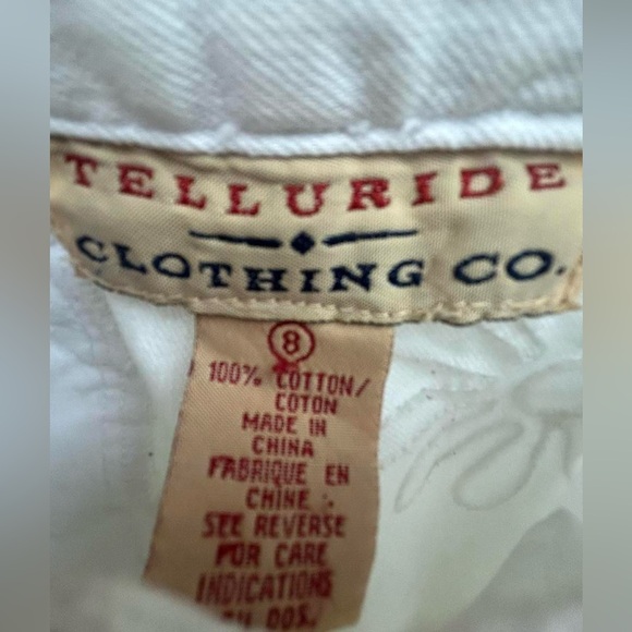 Vintage Embroidered Straight Leg Ankle Pant - Picture 4 of 4